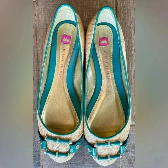 Elaine Turner Woven Flats - Picture 2 of 6